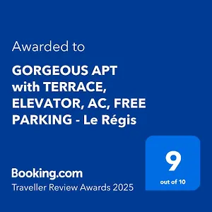 Gorgeous With Terrace, Elevator, Ac, Free Parking - Le Regis Apartment Cagnes-sur-Mer